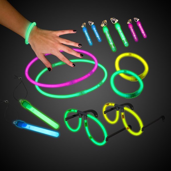 Glow Mega Party Accessories Kit - 48 Assorted Per Pack