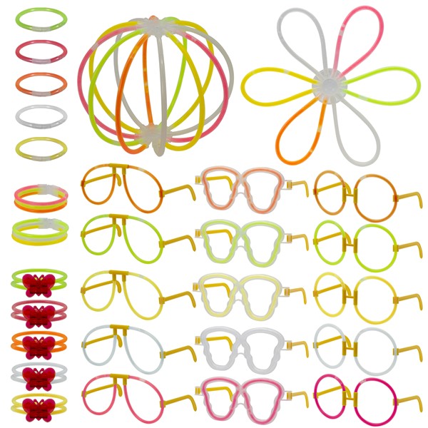 Glow Party Accessories - 200 Assorted Per Pack