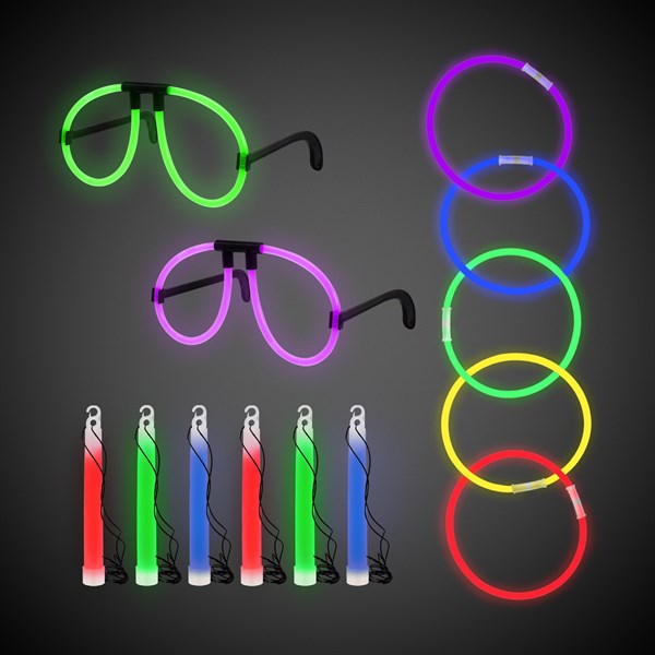 Glow Party Accessories - 40 Assorted Per Pack