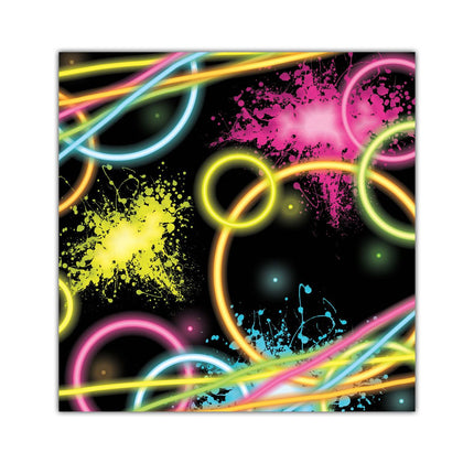 Glow Party Beverage Napkins
