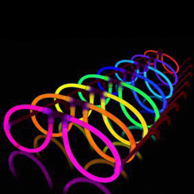 Aviator Style Glow Eyeglasses - 8 Color Mix