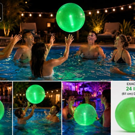 Glow in the Dark Green 24" Beach Ball
