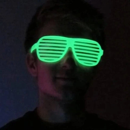 Glowing Shutter Shades - Pack of 12 Eyeglasses
