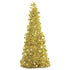 Gold Tinsel Tree 10" Centerpiece
