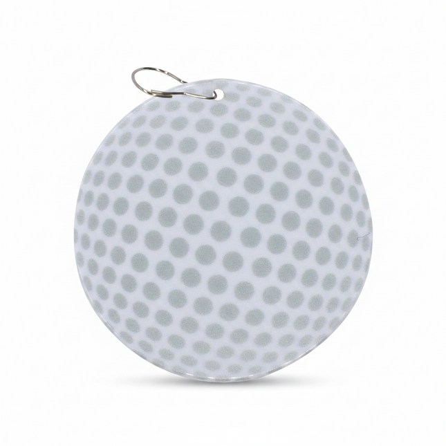 Golf Ball Plastic 2 1/2" Medallion