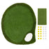 Gosports Giant 6' Floating Island Golf Green With 24 Floating Foam Balls And Hitting Mat