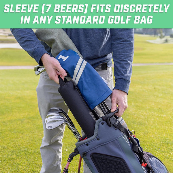 Gosports Golf Cooler Set - Beer Can Sleeve And Cooler Combo - Insulates 13 Cans In Any Golf Bag