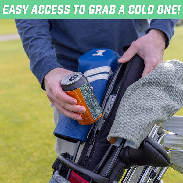 Gosports Golf Cooler Set - Beer Can Sleeve And Cooler Combo - Insulates 13 Cans In Any Golf Bag