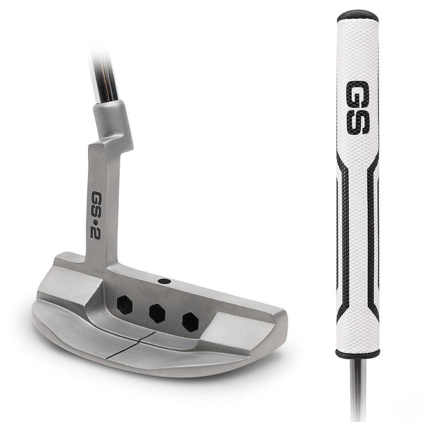 Gosports Gs2 Tour Golf Putter - 34 Right-Handed Mallet Putter With Oversized Fat Grip And Milled Face