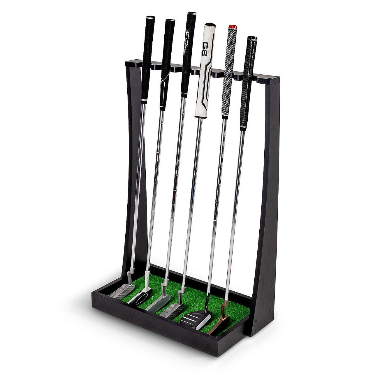 Mini Golf Putter Rack Gosports Premium Wooden Golf Putter Stand - Indoor Display Rack - Hold