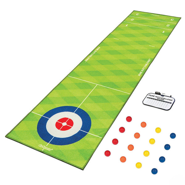 Gosports Pure Putt Challenge Curling & Shuffleboard 2-In-1 Putting Game