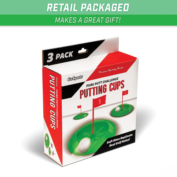 Gosports Pure Putt Challenge Putting Cups - 3 Pack