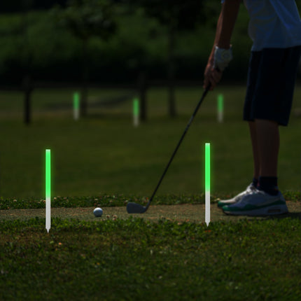 Green 10" Glow Sticks With Spikes - Pack of 25