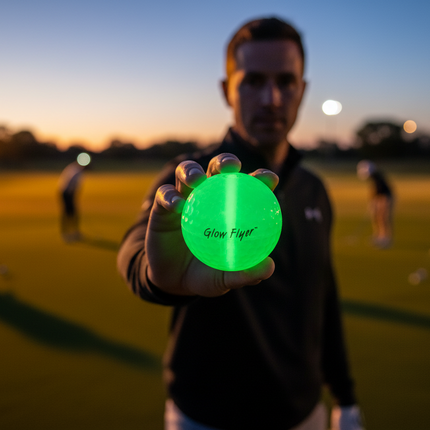 Green Glow Flyer Golf Ball