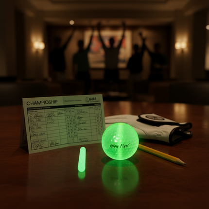 Green Glow Flyer Golf Ball