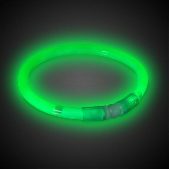 8 Inch Premium Green Glow Stick Bracelets