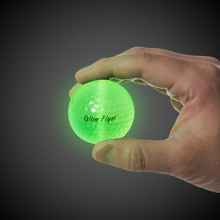 Green Glow Flyer Golf Ball