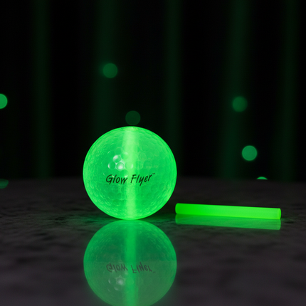 Green Glow Flyer Golf Ball