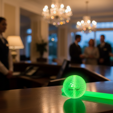 Green Glow Flyer Golf Ball