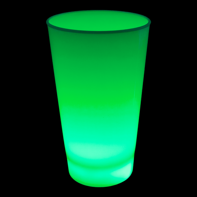 Green Glow In The Dark LED Light Up 12 Oz Cup