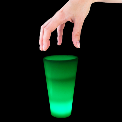 Green Glow In The Dark LED Light Up 2 Oz Shot Glasses