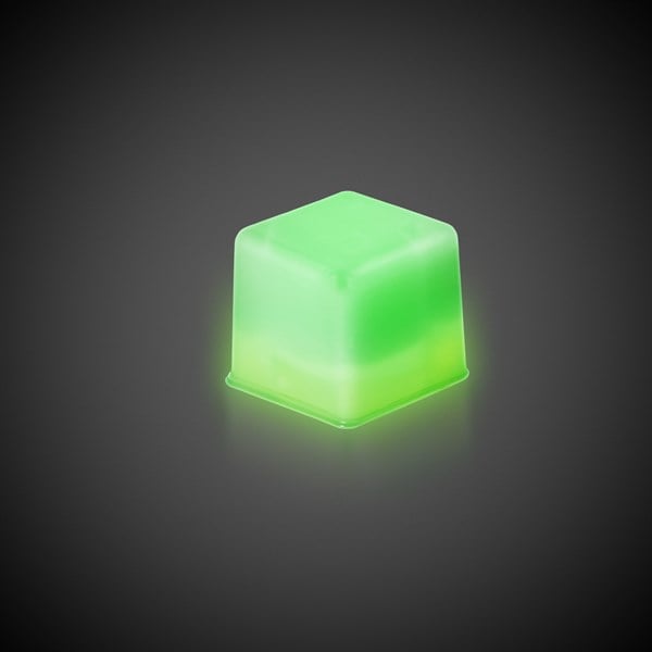 Green Glowing Ice Cubes - 24 Per Pack