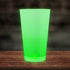LED Light Up Green 16 Oz Pint Glass