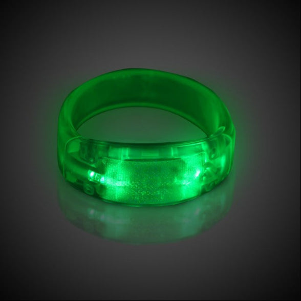 Green LED Bangle Bracelet