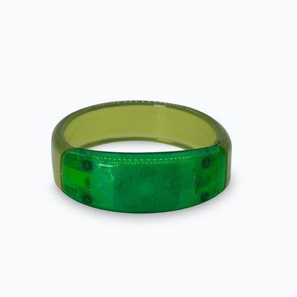 Green LED Bangle Bracelet
