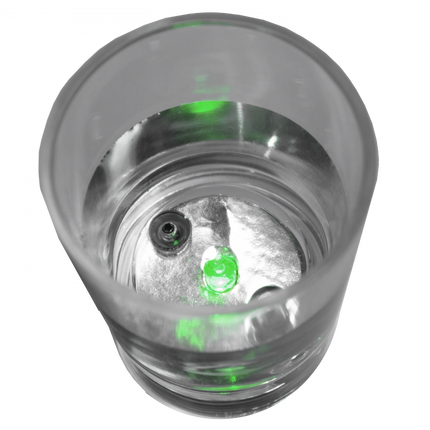 Green LED Light Up Liquid Activated Shot Glasses - 24 Per Pack