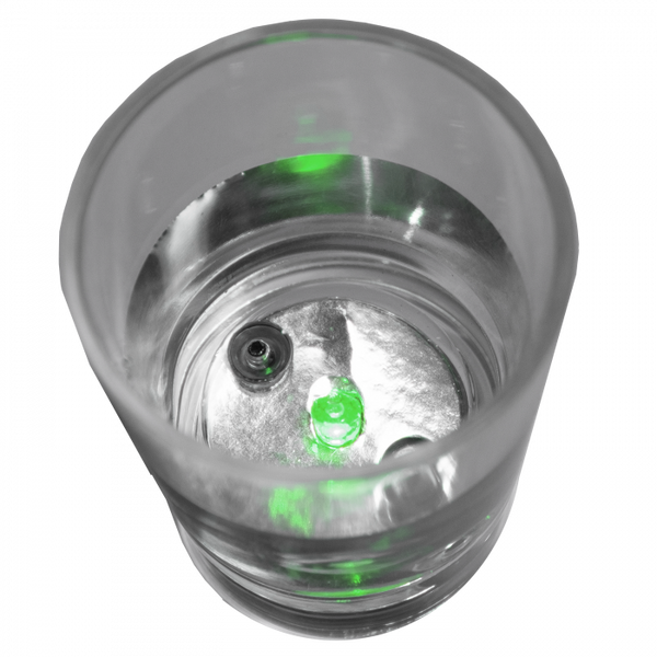 Green LED Light Up Liquid Activated Shot Glasses - 24 Per Pack