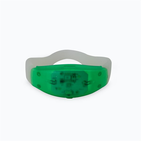 LED Green Stretchy Bangle Bracelet