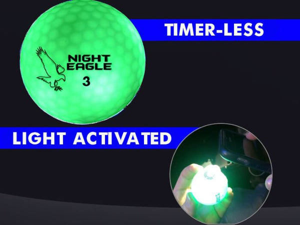 Green Night Eagle CV LED Golf Ball - 1 Per Pack