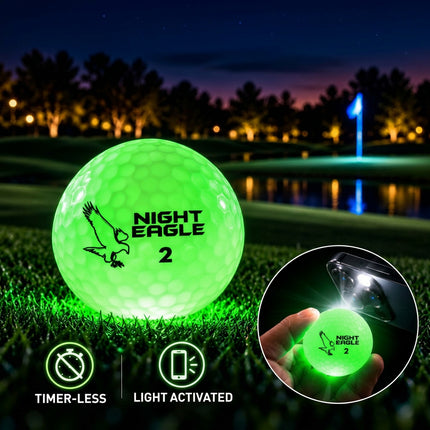 Green Night Eagle CV LED Golf Ball