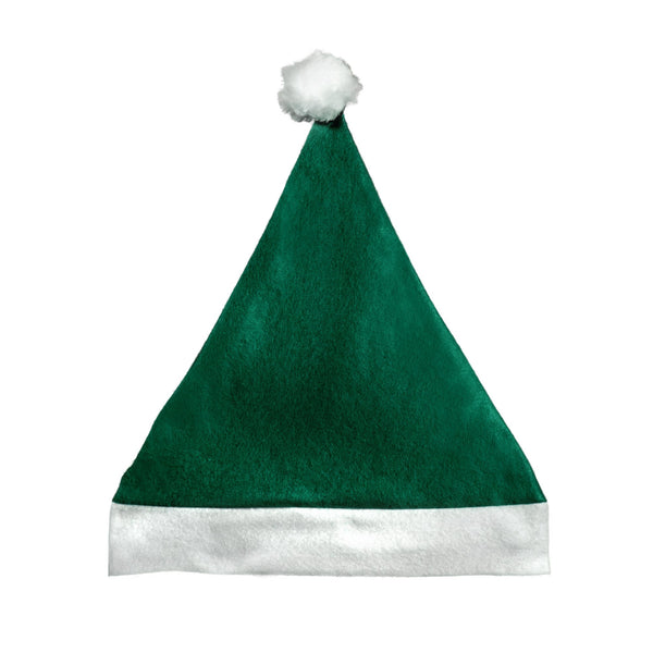 Green Santa Hats - 12 Per Pack