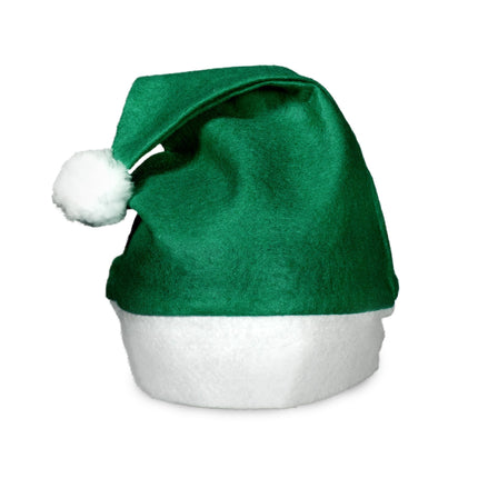 Green Santa Hats - 12 Per Pack