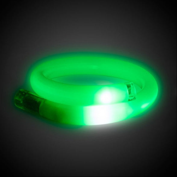 Green LED Tube Bracelet