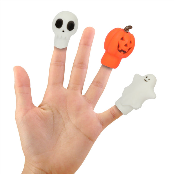Halloween Assorted Finger Puppets Retail Display - 24 Per Pack