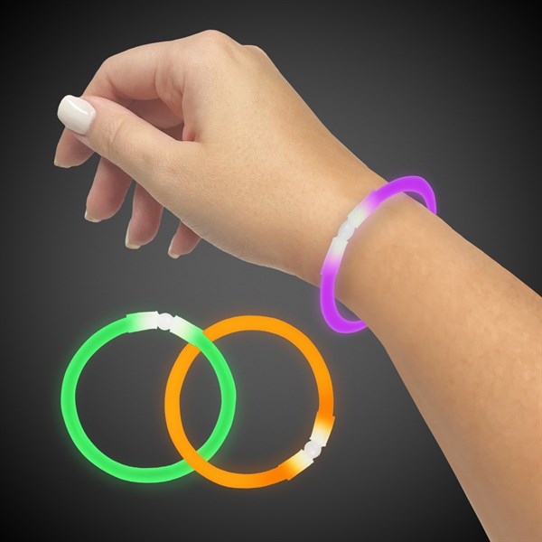 Halloween 8 Inch Glow Bracelets Retail Counter Display