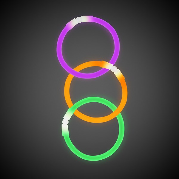 Halloween 8 Inch Glow Bracelets Retail Counter Display