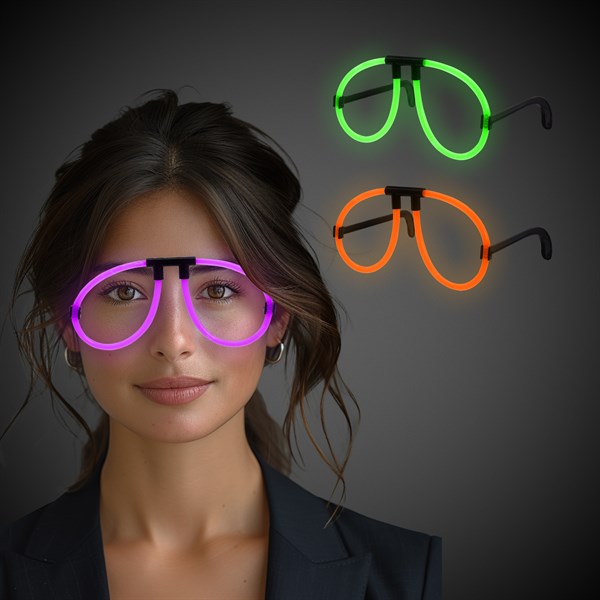 Halloween Glow Eyeglasses Retail Display - 48 Assorted Per Pack