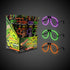 Halloween Glow Eyeglasses Retail Display - 48 Assorted Per Pack