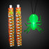 Halloween Glow Spider Necklaces Retail Hanging Display - 24 Per Pack