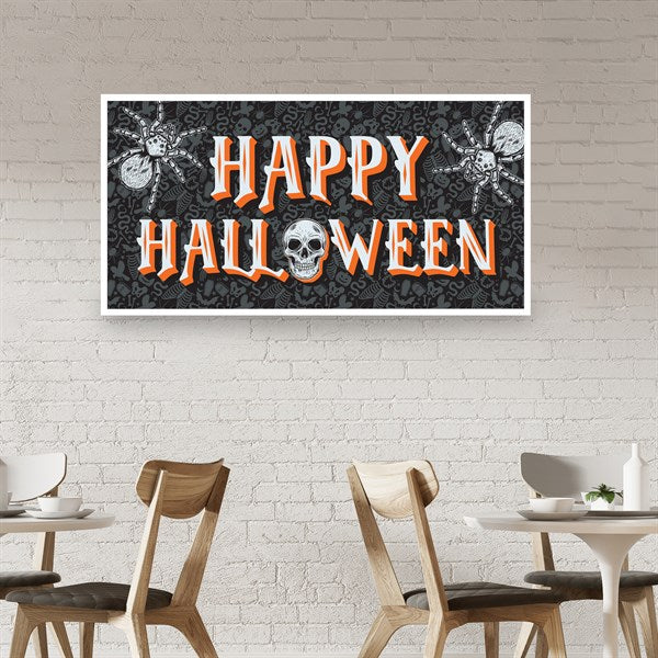 65" x 33 1/2" Happy Halloween Banner