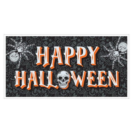 65" x 33 1/2" Happy Halloween Banner