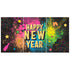 33 1/2" x 65 Happy New Year Banner - 3 Per Pack