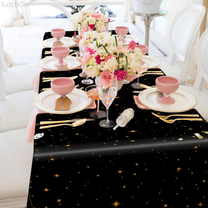 108"L x 54"W Happy New Year Tablecloths - 3 Per Pack