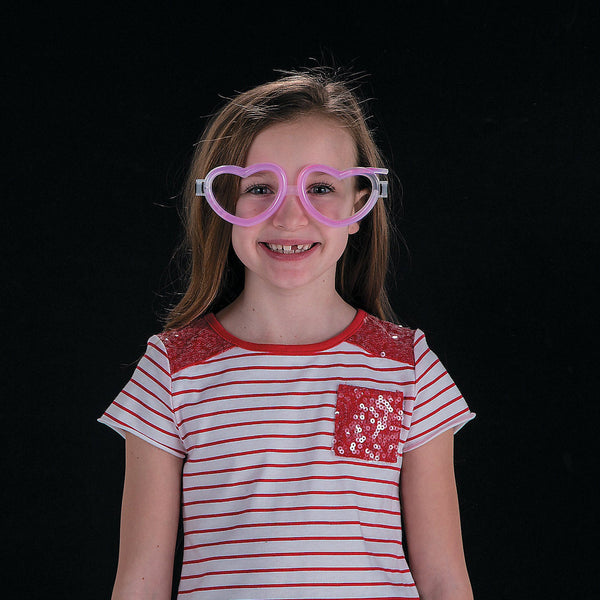 Heart & Star Glow Eye Glasses