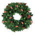 20" Holiday Tinsel Wreath Decoration