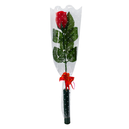 LED Red Roses - 14 Inch Light Up Roses with Batteries (12 Per Pack)
